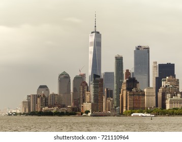 Skyscrapers Of Manhattan At The Financial District