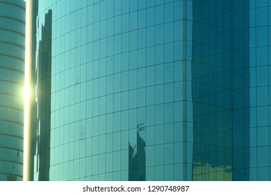 Skyscrapers in a modern business world