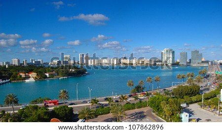 Image, Stock Photo View at the coastline of Gothenburg in Sweden