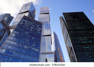 Skyscrapers On A Background Of Blue Sky