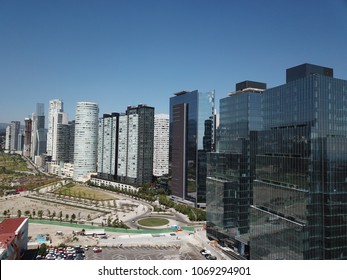 Skyscrapers In Santa Fe Mexico City