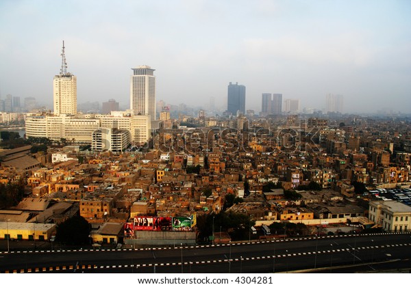 Skyscrapers Slums Cairo Egypt Stock Photo Edit Now 4304281   Skyscrapers Slums Cairo Egypt 600w 4304281 