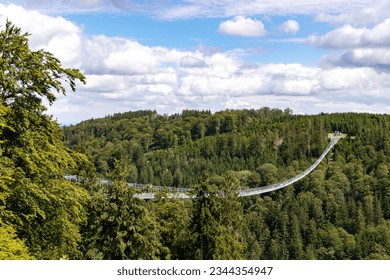 Skywalk Suspension bridge in Willingen, Germany
