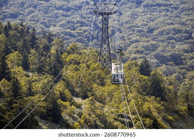 a skywalk through magnificent nature! the hakkoda ropeway and stunning green scenery