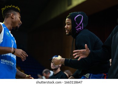 Slam Dunk Contest Highlights At UKRAINE SUPERLEAGUE ALL STAR GAME, Match Of The Stars - 2020, 01/02/2020, Palace Of Sports, Kyiv, Ukraine.