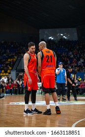 Slam Dunk Contest Highlights At UKRAINE SUPERLEAGUE ALL STAR GAME, Match Of The Stars - 2020, 01/02/2020, Palace Of Sports, Kyiv, Ukraine.