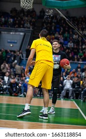 Slam Dunk Contest Highlights At UKRAINE SUPERLEAGUE ALL STAR GAME, Match Of The Stars - 2020, 01/02/2020, Palace Of Sports, Kyiv, Ukraine.