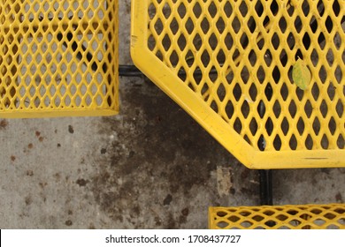 Slanted Table For Lunch In School