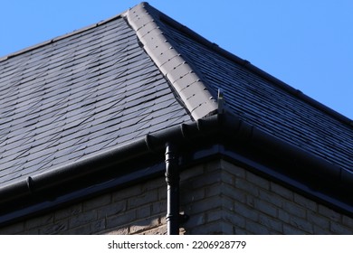 Slate Hip Roof On A New Build