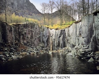 Slate Quarry Borrowdale - Lake District Cumbria England Uk