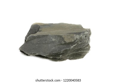 Slate Rock Isolate On White Background Stock Photo 1220040583 ...