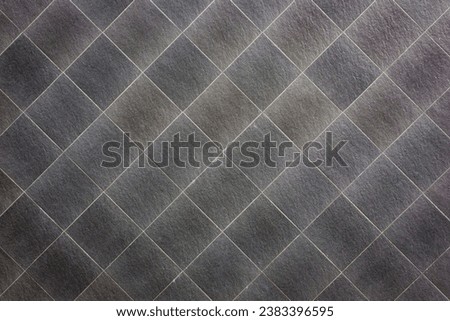 Slate tile granite, seamless texture square dark gray for background