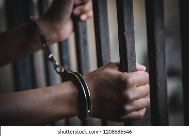 Slave Girl Handcuffed Kept Cage Women Stock Photo Shutterstock