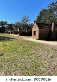 Slave Quarters At A Southern Plantation 