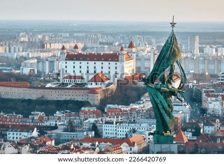 Slavin and Bratislava Castle, Slovakia