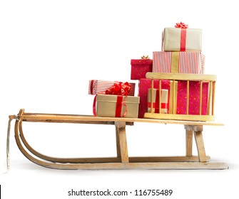 Sledge With Christmas Presents