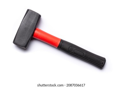 Sledge hammer isolated on white background.