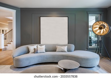 Sleek Grey Black And White Tone Interior Rooms With Modern Furnishings Minimalist Design