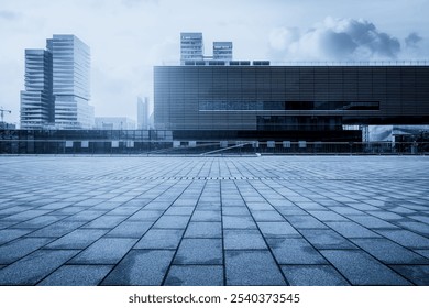 Sleek Modern Architecture in a Minimalist Urban Landscape   - Powered by Shutterstock