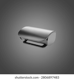 Sleek white computer mouse with black scroll wheel on dark background