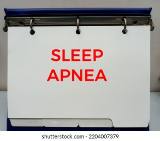 Sleep Apnea Diagnosis, Sleep Apnea Words As Medical Concept, Using CPAP, Machine SLEEP APNEA.