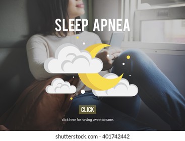 Sleep Apnea Snorer Insomnia Breathing Concept