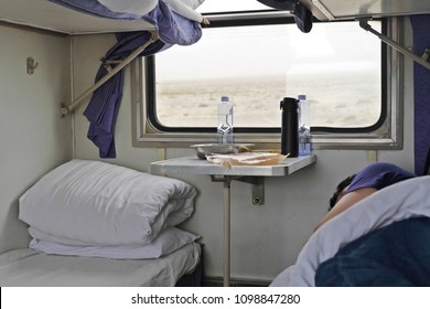 Sleeping Berth On A Train In China