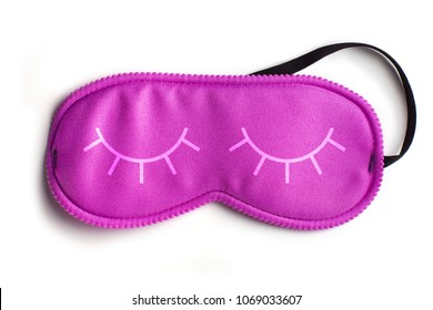 Sleeping eye mask, isolated on white background - Shutterstock ID 1069033607