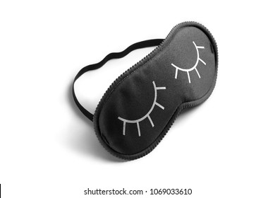 Sleeping Eye Mask, Isolated On White Background