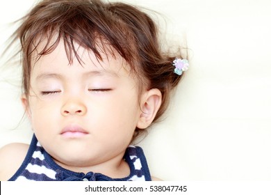 Sleeping Japanese Girl (1 Year Old)