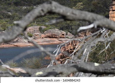 Sleepy Bay Caves In Freycinet, Tasmania