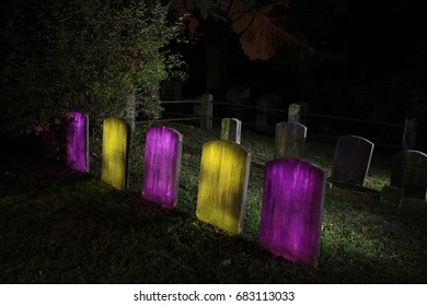 Sleepy Hollow Cemetery Light Effects