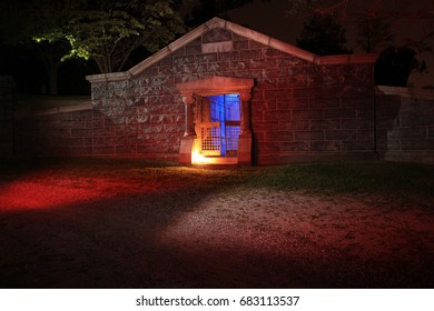 Sleepy Hollow Cemetery Light Effects