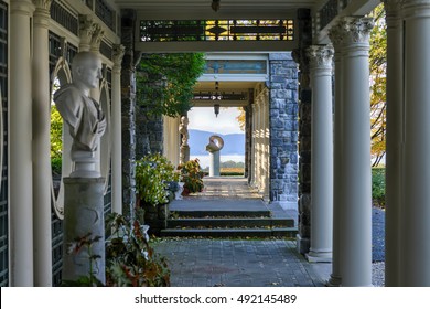 Sleepy Hollow, New York - October 21, 2012: Kykuit, The Rockefeller Estate. A Grand Mansion That Was The Rockefeller Home And Is Now A Historic Site Of The National Trust For Historic Preservation.