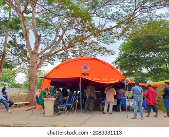 Sleman, Indonesia - November 20, 2021: COVID-19 Vaccination Services For The Community By Health Workers 