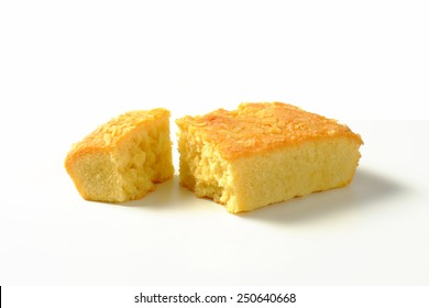 Slice Of Almond Madeira Cake