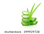Slice Aloe Vera (Aloe barbadensis Mill.,Star cactus, Aloe, Aloin, Jafferabad or Barbados) a very useful herbal medicine for skin care and hair care.