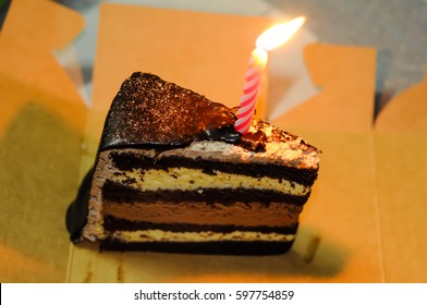 slice of birthday cake