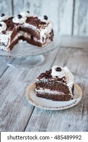 Slice Of Black Forest Cake