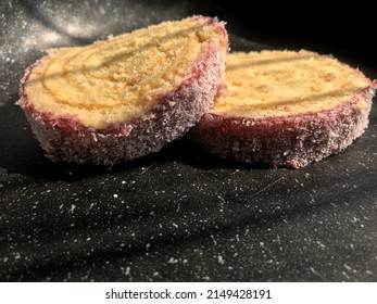 Slice Of Blueberry Fancy Cake Roll 