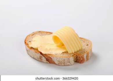 Slice Of Bread With Butter