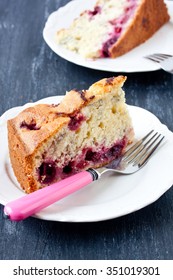 Slice Of Cherry Cake