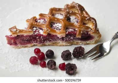 Slice Of Cherry Tart 