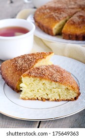 Slice Of Cinnamon Tea Cake