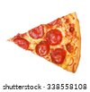 pizza slice top view