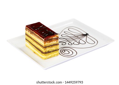 A Slice Of Layered Lemon Cake