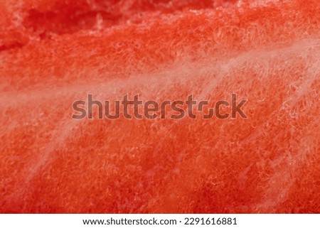 Slice macro strawberries. Fresh red strawberries, close up. red strawberry background