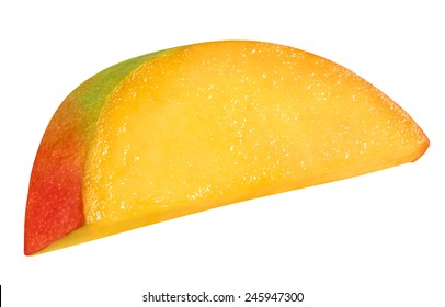 Slice Of Mango Isolated