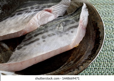 Slice Of Raw Spanish Mackerel