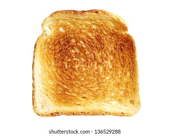 Slice toast bread isolated on a white background